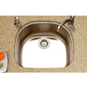Houzer® MS-2409 Undermount Stainless Steel Single Bowl Kitchen Sink