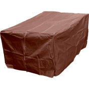 Hiland Fire Pit couverture HVD-1010CVR-M Rectangle Heavy Duty Waterproof 50" L x 38" L x 23 « H moka