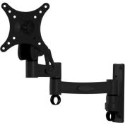 TygerClaw LCD271BLK Full Motion Wall Mount For 10"-24" Flat Panel TVs