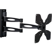 TygerClaw LCD5003BLK Full Motion Wall Mount For 23"-37" Flat Panel TVs