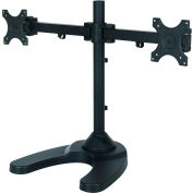TygerClaw LCD6002 Dual-Arm Desk Mount, Noir