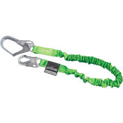 Miller Manyard® II Shock-Absorbing Lanyard, 6-Ft, Locking Snap & Rebar Hook, 219M-Z7/6FTGN