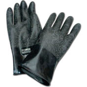 Gants Honeywell® résistants aux produits chimiques, prise rugueuse, butyle, 13 mil d’épaisseur, taille 11, noir