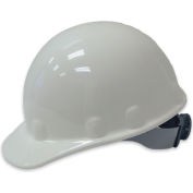 Honeywell Fibre-Metal® Cap Style Hard Hat, Ratchet Suspension, White, HDPE, E2 Series
