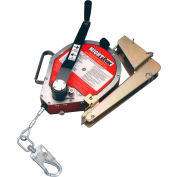 Honeywell Miller MightEvac Self-Retracting Lifeline W/ Emergency Retrieval, 100'L, Alum./SS