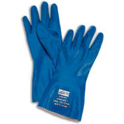 Gants Honeywell® Nitri-Knit™ résistants aux produits chimiques, nitrile, 40 mil d’épaisseur, taille 11, bleu