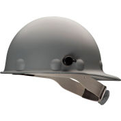 Honeywell Fibre-Metal® Cap Style P2 Hard Hat, Gray, 8pt-Ratchet Suspension, Fiberglass