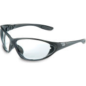 Uvex® lunettes sismiques hydroshield, cadre noir, clair, résistant aux rayures, manteau dur, anti-brouillard
