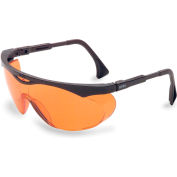 Uvex® Skyper S1933X Safety Glasses, Black Frame, SCT-Orange Lens, Anti-Fog