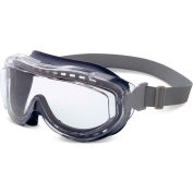 Uvex® Flexseal Hydroshield OTG, Navy Frame, Clear Lens, Scratch-Resistant, Anti-Fog