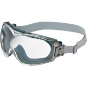Uvex® Stealth S3970D Safety OTG, Navy Frame, Clear Lens, Scratch-Resistant, Hard Coat