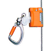 Honeywell Miller Automatic Pass-Through Cable Sleeve W/ Integral Swivel & Carabiner, 310lbs Capacity