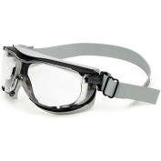 Uvex® Carbonvision S1650D Safety Goggles, Black & Gray Frame, Clear Lens