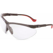 Uvex® S3300HS Genesis XC Safety Glasses, Black Frame, Clear HS Lens