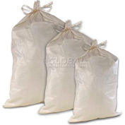 ComfitWear® Poly Sandbags, 15'' x 27'', 55 lb. Bag, White - Pkg Qty 1000