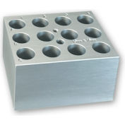Benchmark Scientific Dry Bath Block, 12 x 15mm ou 16mm Tubes à essai