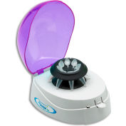 Benchmark Scientific Myfuge Mini centrifugeuse™ w / 2 rotors, prise US, 6000 tr / min, 240V, couvercle violet