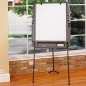 Iceberg Portable Flipchart Easel with Dry Erase Surface - Charcoal