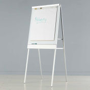 Iceberg polarité Dry Erase Flipchart chevalet, 38W » x 67 à 73 H » - blanc