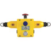 IDEM 141002B GLHD corde Pull Switch W/E s’arrête/LED, 4NC 2NO, 110/120, 1/2NPT, Die Cast