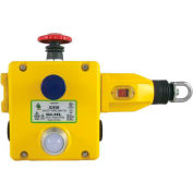 IDEM 141006A GLHL Rope Pull Switch W/E Stops/LED-STD Act, 4NC 2NO, 1/2NPT, Die Cast