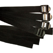 Bracelets de sangle métatarsienne Impacto pour Metguard pour chaussures sans lacets, nylon, taille unique, noir