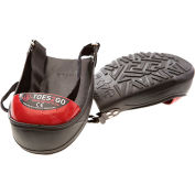 Impacto TOES2GO Med 8-13 Steel Toe Cap, Flexible & Pliable PVC Overshoes, 100 % Waterproof
