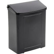Impact® Safe-Use® Plastic Sanitary Napkin Receptacle - Black, 1103