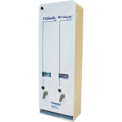 Impact Products J6 RC 25 Cent Dual #4 Napkin & Pad Dispenser w/ View Window, White - 25191000
