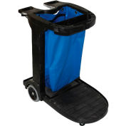 Impact® Gator® chariot Compact W / sac en vinyle bleu 25 gallons, 6855