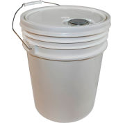 Impact® Pail - 5 Gallon W/ Lid, Blanc , 5515, qté par paquet : 10