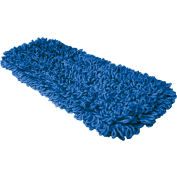 Impact® Microfiber Pocket Mop w/Long Loop 16", Blue - LLPB16 - Pkg Qty 24