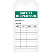 Étiquette d’inspection de sécurité INCOM®, 3 po L x 6-1/4 po H, paquet de 100