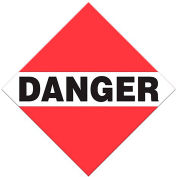 ® Plaque à ADN TMD, Danger Mixed Load, Panneau d’étiquette, Paquet de 100