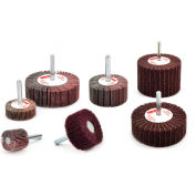 Superior Abrasives 35795 Duplex Wheel 1/4" Mandrel 2" Aluminum Oxide Very Fine - Pkg Qty 5