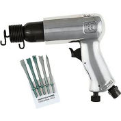 Ingersoll Rand Standard Duty Pneumatic Hammer and 5 Piece Needle/Chisel Set, 3500 BPM