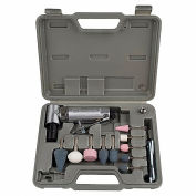 Ingersoll Rand 11 Pc. Front Exhaust Angle Air Die Grinder Kit, 1/4" Collet, 21000 RPM