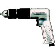 Ingersoll Rand Heavy Duty Reversible Pistol Grip Air Drill, 3/8" Chuck, 2000 RPM