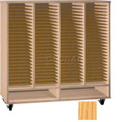 Ironwood Mfg. FS Series - 100 Open Folio Music Storage Cabinet - Couleur Chêne