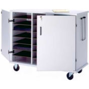 Ironwood Glacier™ ordinateur portable Storage Cart, 43-1/2" W x 20 « D x 35-1/2 » H, gris de Folkstone