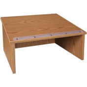 Table top Podium / Lectern - 24"W x 19-3 / 4"D x 13-3 / 4"H Medium Oak