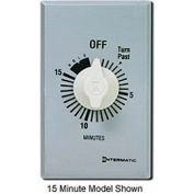 Minuterie Intermatic FF60MHC, 60 minutes, 125 à 277 V SPST, série Commercial, avec maintien pour service continu 