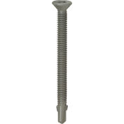 Self-Drilling Screw - #12 x 2-3/4" - Flat Head - Pkg of 40 - ITW Teks® 21384