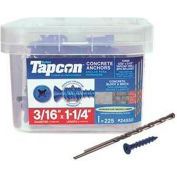 3/16" x 1-1/4" Phil Flat Tapcon Masonry Screws - Package of 100