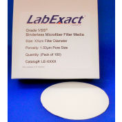 LabExact VSS® Volatile Suspended Solids Filter 0.43 mm Thick, 9.0 cm Dia., 1.5 um, 100 PK