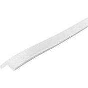 Knuffi 90-Degree Shelf Bumper Guard, Type E, 196-3/4"L x 1"W x 1"H, White, 60-6740-1