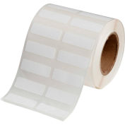 Brady® J20-37-7425J BradyJet™ Étiquette polypropylène 0,5"H x 1,5"W 1500/Roll, w/ Second Label