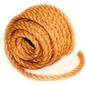 BOEN Sisal 3-Strand Twisted Rope SLR-3850 - 3/8" x 50' - 1 Lb. - Camel