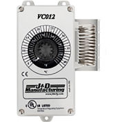 J&D Manufacturing Thermostat, Single Stage, 115/230V, 50/60Hz, UL50 Type 2 Enclosure