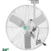 J&D Manufacturing 24"EZ Breeze HAF Basket Fan w / Support & 10 » Cord, 3 500 CFM, 1/10 HP